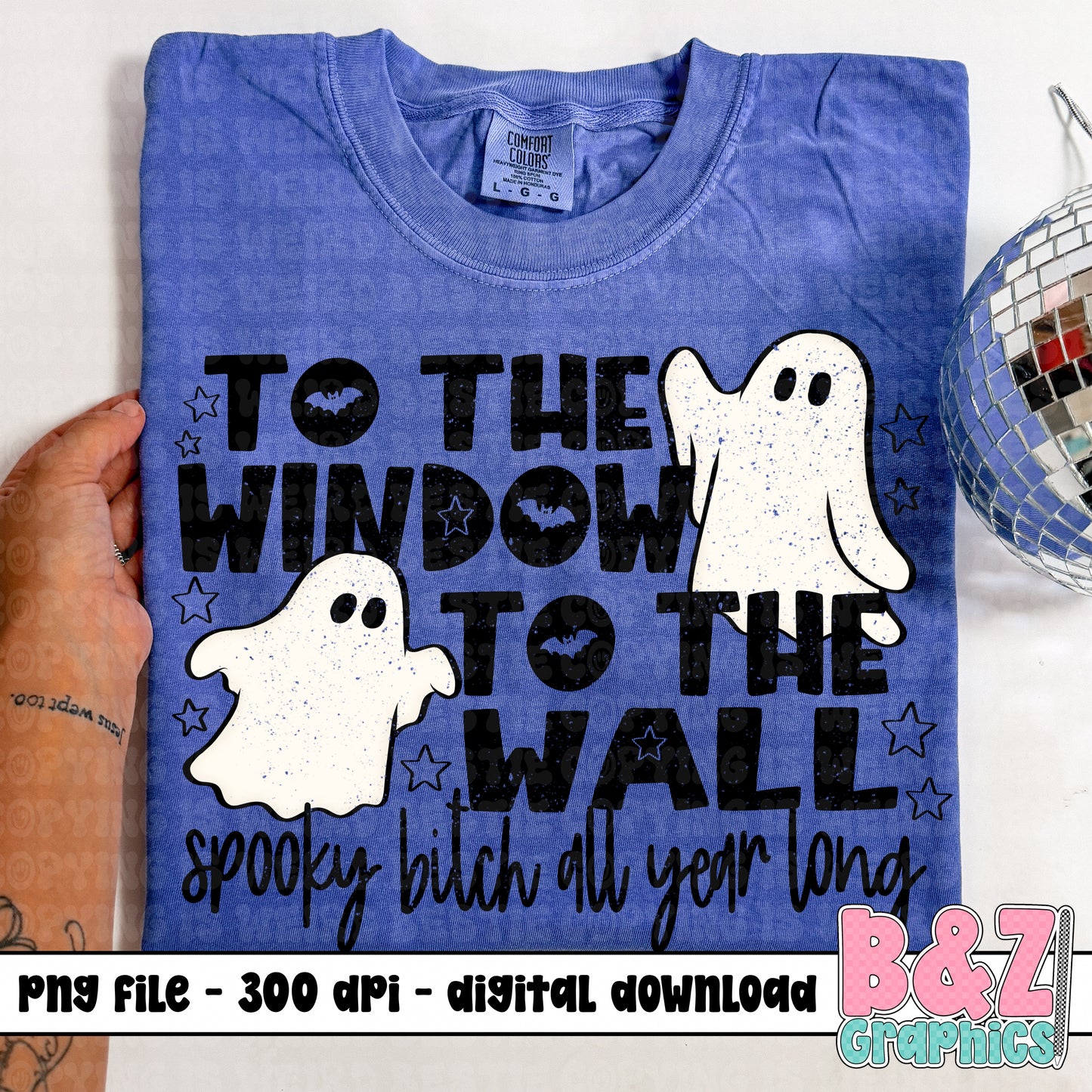 Spooky B!tch All Year Long PNG