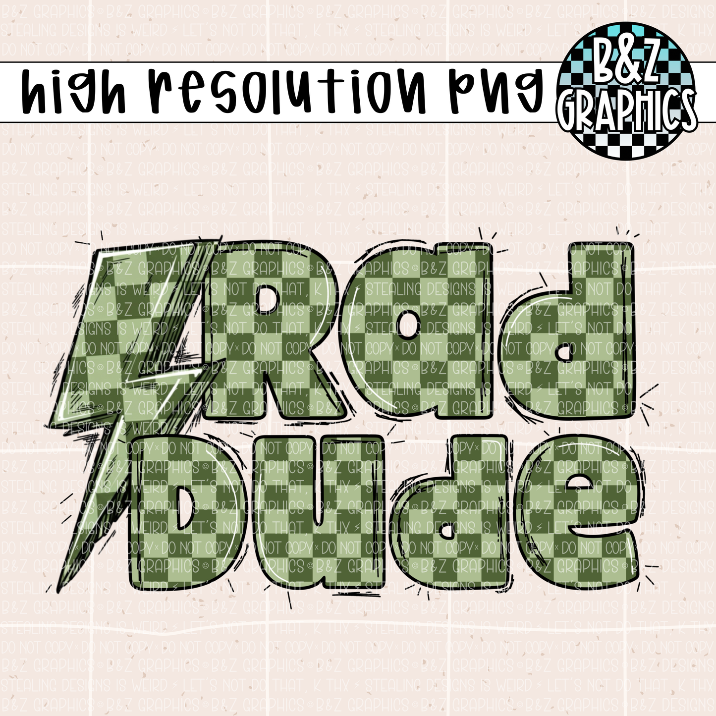 Rad Dude PNG
