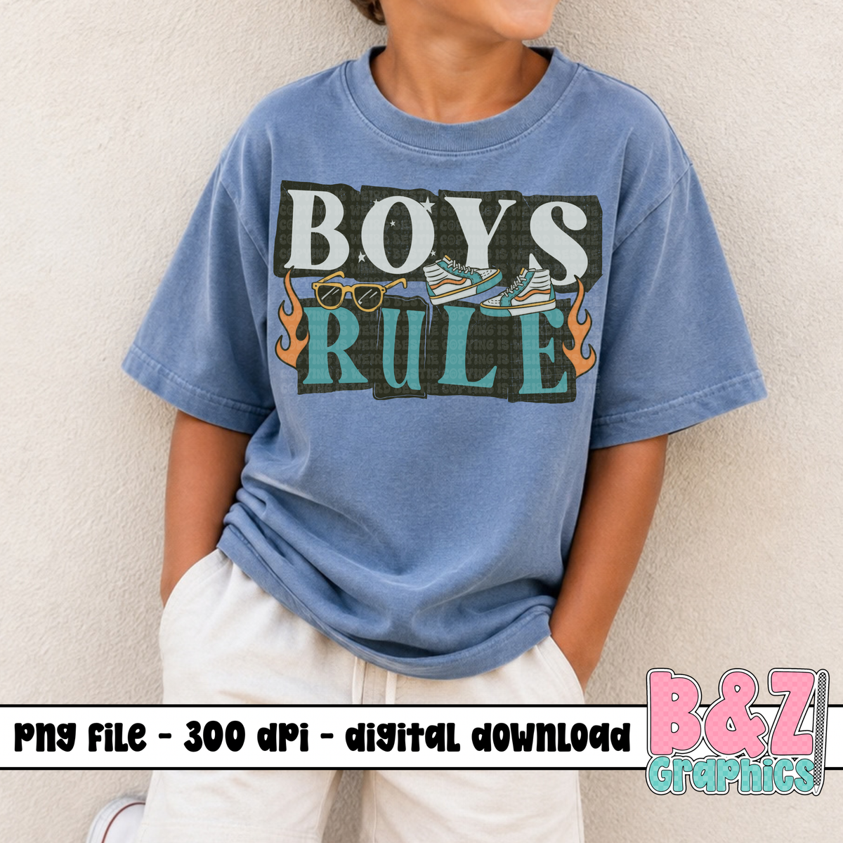 Boys Rule PNG
