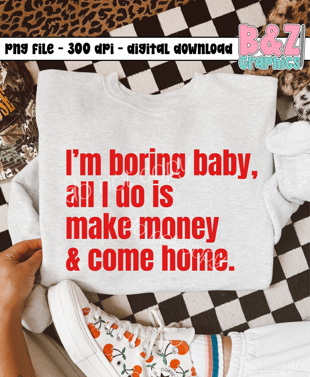 I’m Boring Baby PNG