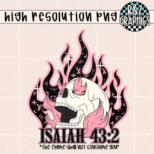 Isaiah 43:2 PNG