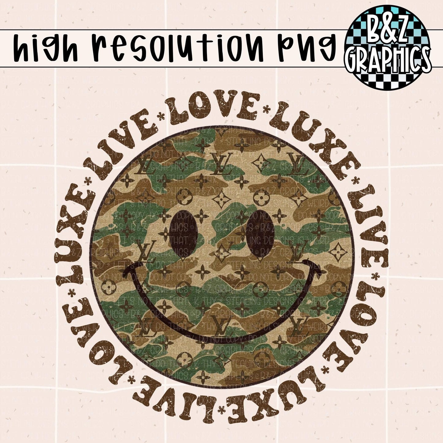 Live Love Luxe PNG